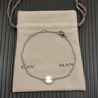2025 New High-Quality Christmas Elegant and Simple Gold-Plated Round Bracelets and Necklaces Set - Valentine's Day Gift