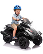 12V Dual Motor Kids Electric Ride-On Car – Up to 4 MPH, Music & Colorful Lights, 66 lbs Capacity, Outdoor 3-Wheels Battery Powered Vehicle Toy Tricycle for Boys & Girls Ages 3-6