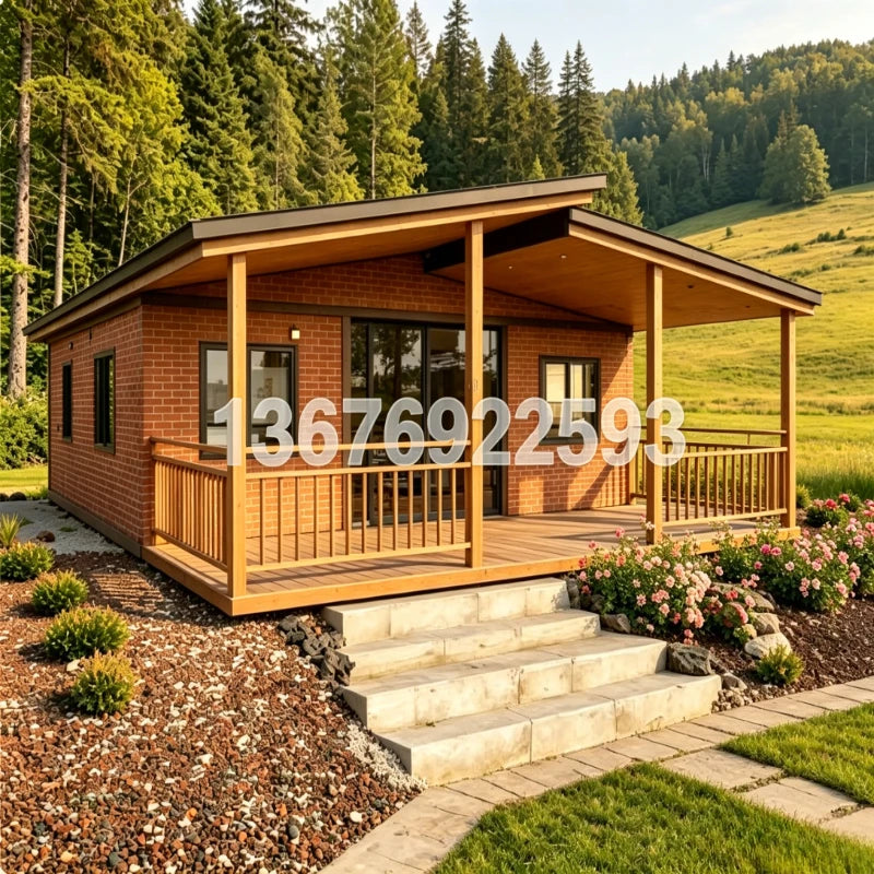 Customized 20ft 2 Bedroom Foldable Container Home Prefab Tiny House Light Weight Portable Folding Modular Unit Living Home