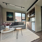 Ready to Live Prefab Modular Container Home Expandable Luxury Tiny House Villa for Airbnb Backyard ADU Guest House Office Cabi