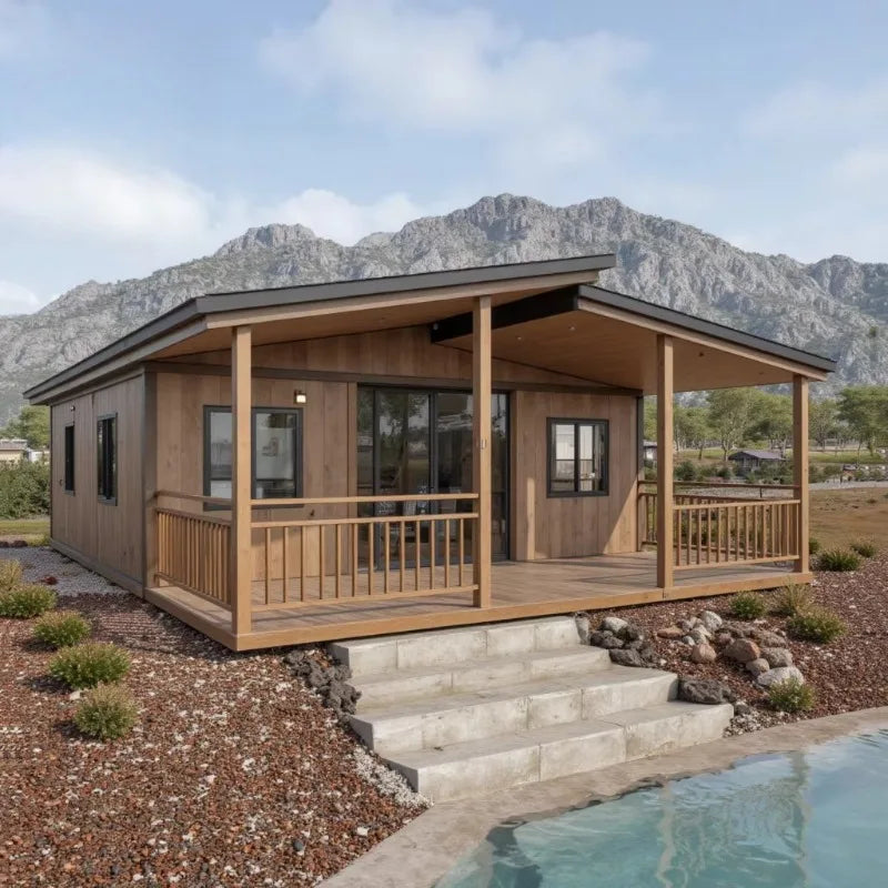 Heavy Duty Steel Frame Yugong Foldable Expandable Container House Portable Prefab Strong Home for Hurricane Zone Earthquake Area