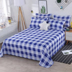 3pcs/Set Home Textile Bed Sheet Set with Pillowcases Cotton Material Lovers Room Bedding Room Flat Sheet