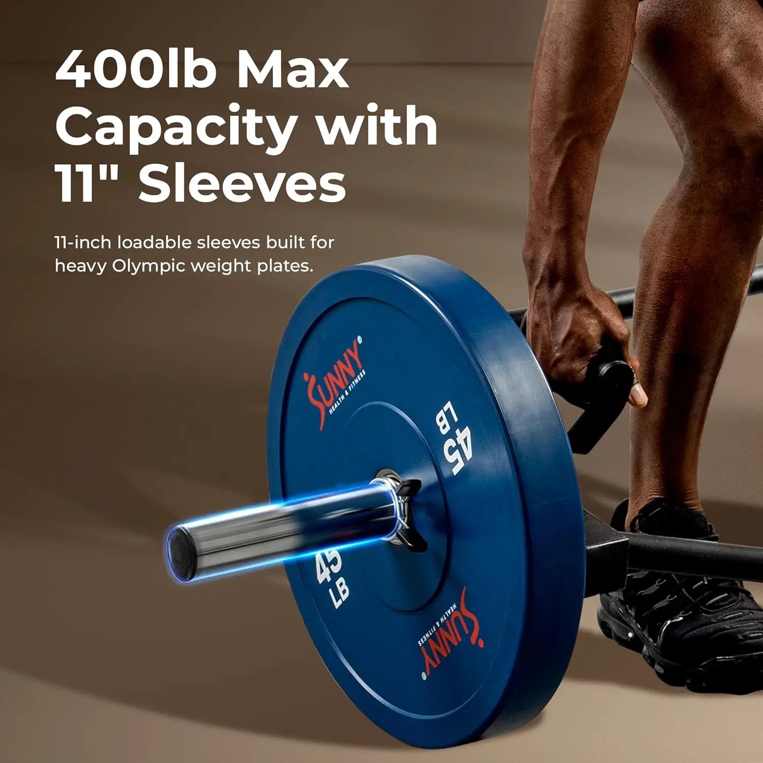 Strength Training in Gym - High - load Capacity 2 - Inch Steel Hex Barbell, Swivel Handles, Safety Clips, Knurled Handles