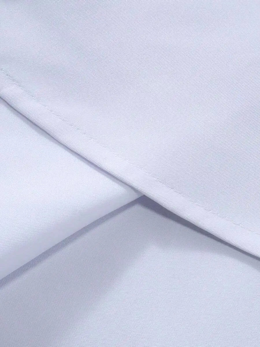 Mens Business Casual Long Sleeve Button Down Dress Shirt Formal
