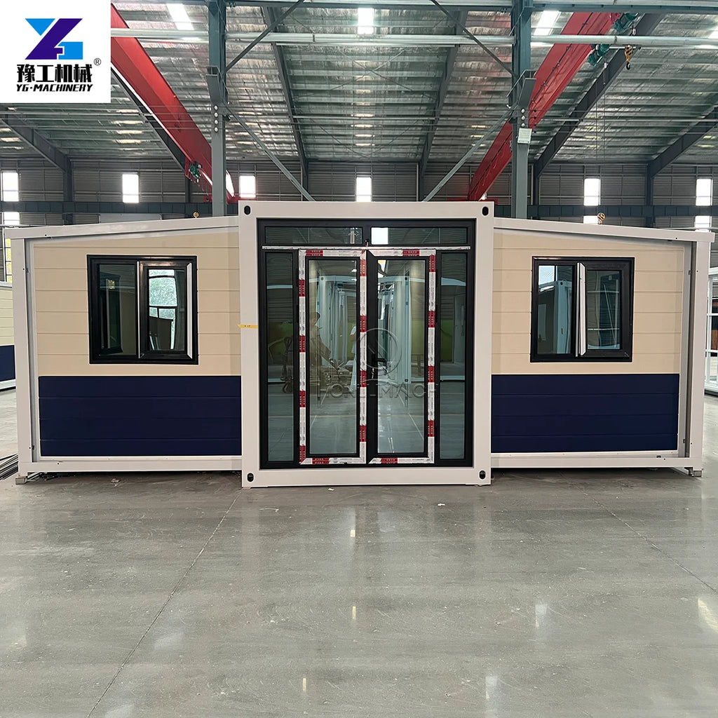 Luxury Prefab Shipping Container Villa 3 Bedroom Expandable Home 20FT 40Ft Mobile House Tiny Prefab Container Home