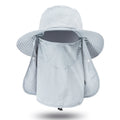 Fisherman's hat, male sun hat, summer outdoor quick drying sun hat, fishing breathable sun hat, female face mask hat