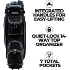 Golf Cart Bag with Storage Vault