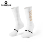 ROCKBROS Cycling Aero Socks Lightweight Elastic Breathable Socks Non-slip Shock Absorption Odorless Anti-bacterial Cycling Socks