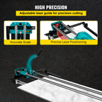 SucceBuy 1200MM Tile Cutter High Precision Manual Ceramic Floor Tiles Tile Cutter  48 In Cutting Machine for Precision Cutting