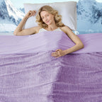 Summer Cooling Blanket Ultra-Breathable Cloud Pattern Soft Lightweight Ice Silk Air Conditioning Throw Blanket for Hot Sleepers Night Sweats Bed Sofa Cover Machine Washable Thin Summer Quilt