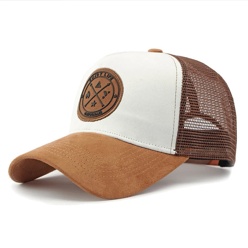 Mesh breathable baseball cap dome summer new sunshade hardtop hat outdoor running sports hat