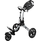 3-Wheel Swivel Front Golf Cart with 360-Degree Rotation and Foldable Design