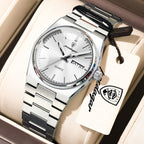 POEDAGAR Top Fashion Women Watch Waterproof Luminous Date Week Luxury Ladies Clock Quartz Stainless Steel Casual Woman's Watches