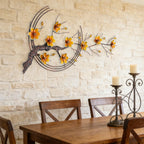 51-inch Detachable Wall Decoration,135 x 63 cm Metal Wall Decor, Large Metal Wall Art Decor For Living Room, Wall Art Decor