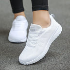Women Casual Shoes Fashion Breathable Walking Mesh Flat Shoes Woman White Sneakers 2024 Tenis Feminino Female Shoes