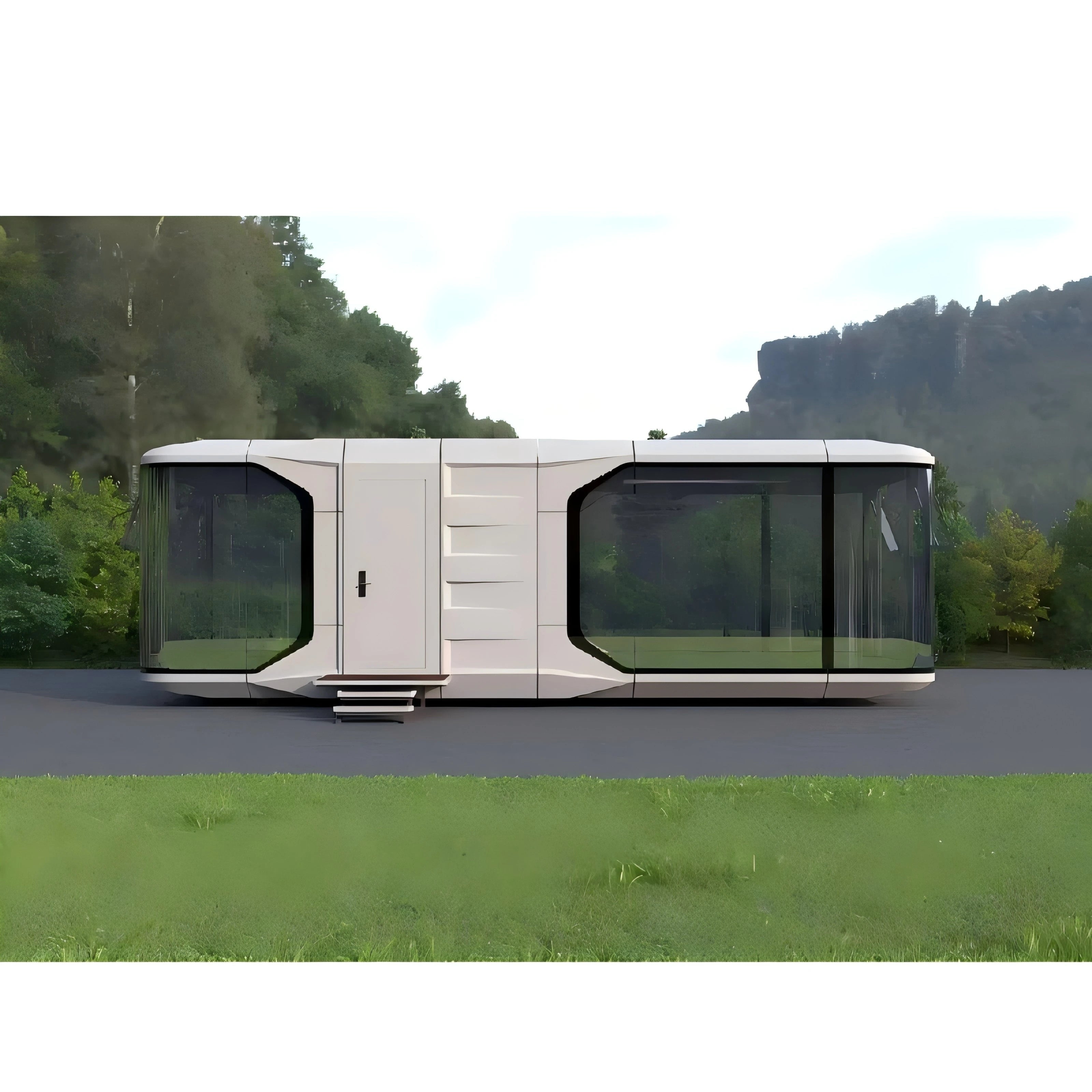 Customized Mobile Tiny House Steel Frame Insulated All Climate Resistant for Homestay Farm Stay Glamping Pod Home