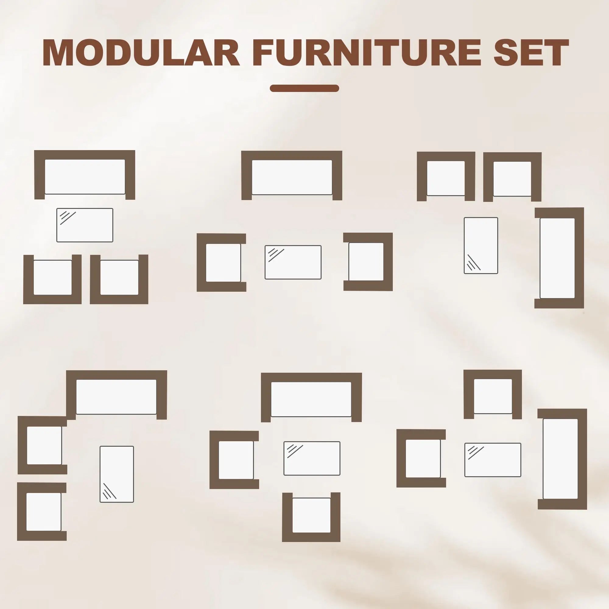 4 Piece Patio Furniture Set, Outdoor Rattan Bistro Set With Cushioned Sofa, 2 Chairs, Glass Table For Porch Backyard