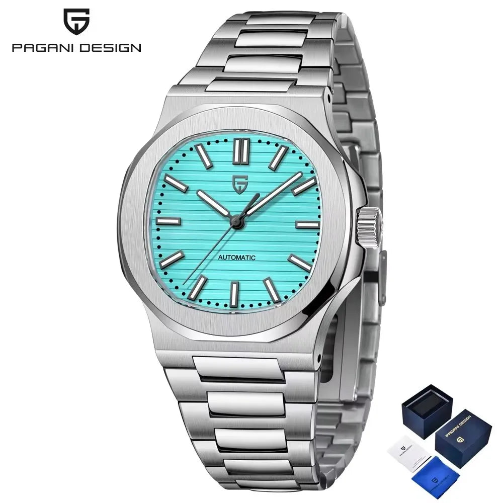 2026 New PAGANI DESIGN Rose Gold Retro Men's Watches Luxury Mechanical Wristwatch Automatic Watch For Men AR Sapphire Waterproof Luminous