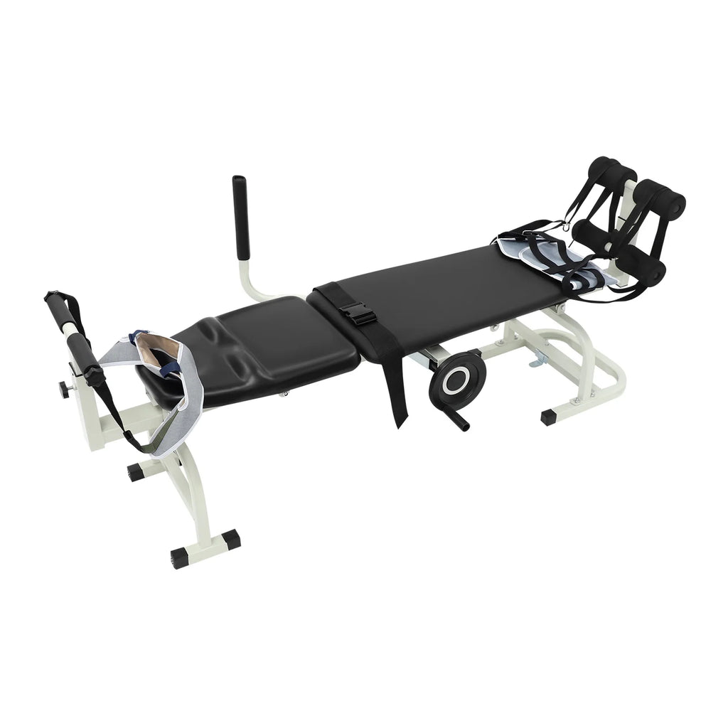 Back Stretch Bench Multifunctional Neck Stretcher Decompression Bench Lumbar Traction Bed Home Workout Stretcher