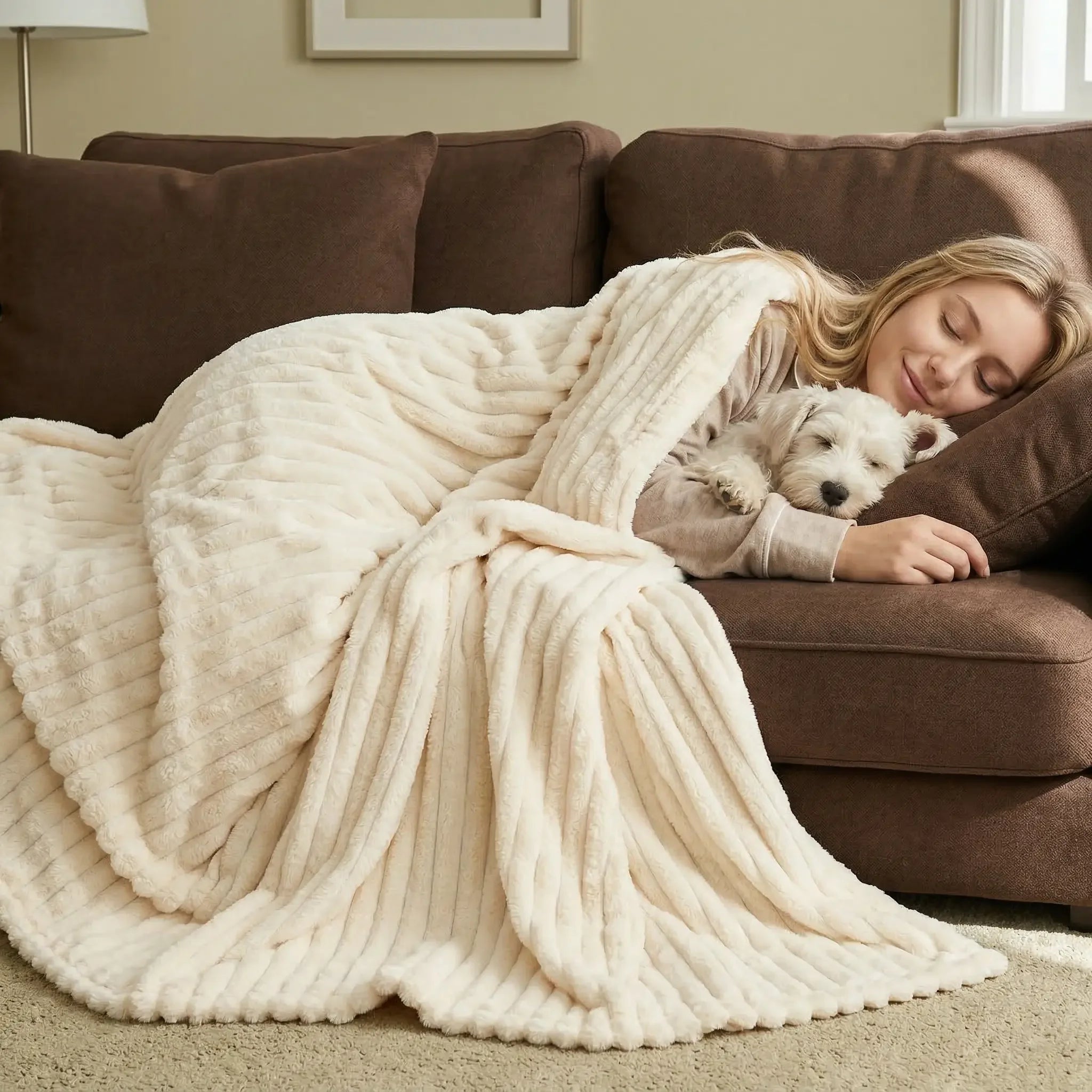 Summer Lightweight Blanket Queen Size - Cozy & Breathable Blankets for Bed,Couch,Travel,Office, Cooling Throw Blankets for Hot Sleepers & Night Sweat,Perfect Gift Ideal,Sage Green