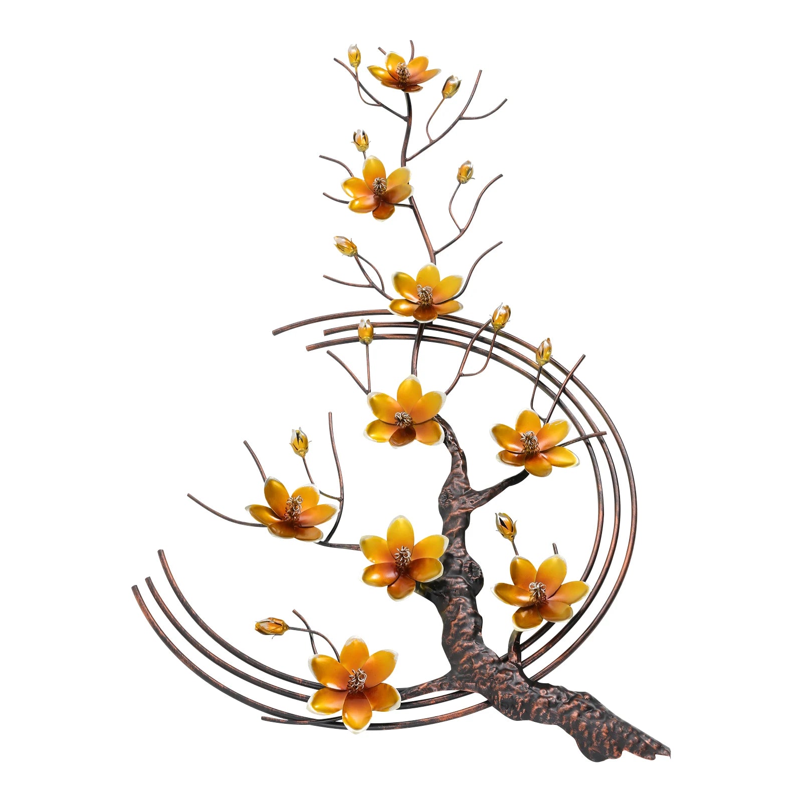51-inch Detachable Wall Decoration,135 x 63 cm Metal Wall Decor, Large Metal Wall Art Decor For Living Room, Wall Art Decor