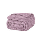 Fleece Throw Blanket 50"×60" for Couch Sofa Bed, Super Soft Cozy Plush Microfiber Flannel Blanket with 3D Checke Design Lightwe