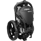 360-Degree Swivel Front Wheel, Foldable 3-Wheel Golf Cart for Pushing Clubs