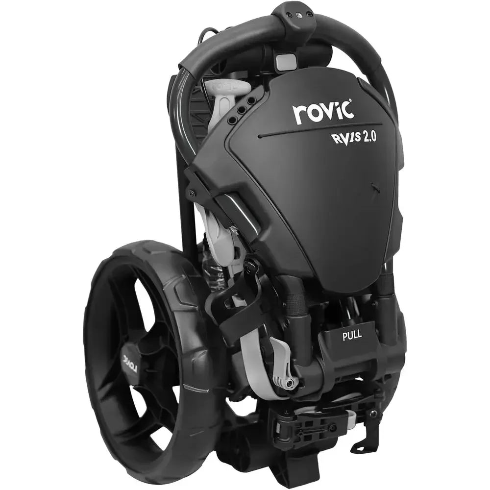 360-Degree Swivel Front Wheel, Foldable 3-Wheel Golf Cart for Pushing Clubs
