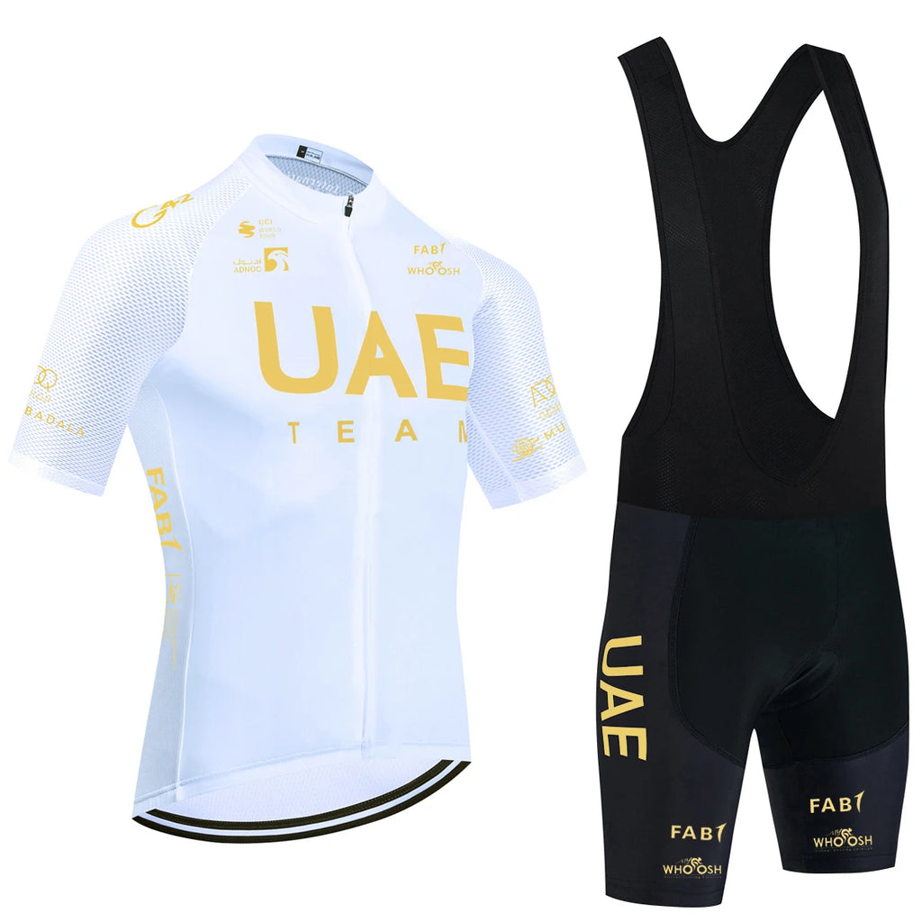New Black UAE Cycling Maillot Jersey Shorts Men Women Ropa Ciclismo MTB Road Bicycle Jersey Riding Bike T-shirt Pants Clothing