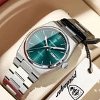 POEDAGAR Top Fashion Women Watch Waterproof Luminous Date Week Luxury Ladies Clock Quartz Stainless Steel Casual Woman's Watches