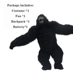 US stock Inflatable Polar Bear Costume Mascot for Advertising Christmas Halloween Adult Fursuit Panda Gorilla Carnival Suit