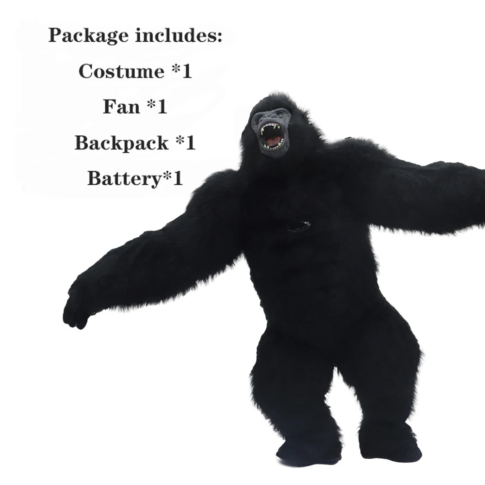 US stock Inflatable Polar Bear Costume Mascot for Advertising Christmas Halloween Adult Fursuit Panda Gorilla Carnival Suit