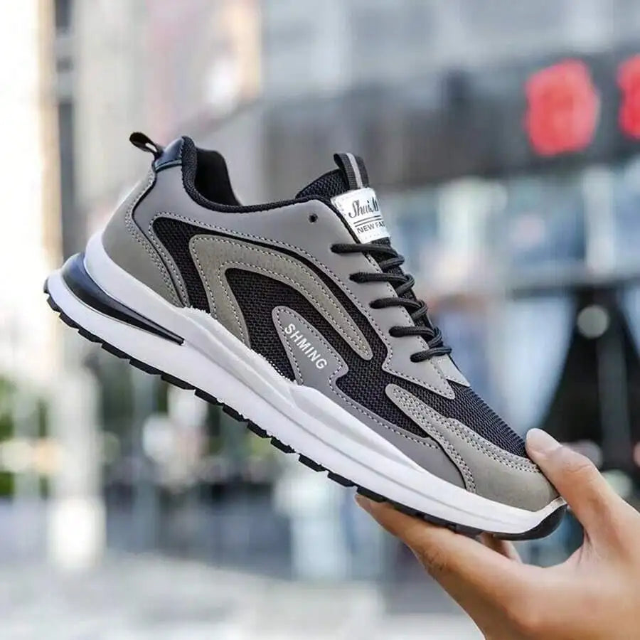 Breathable Mesh Non Slip Casual Sneakers Lightweight Running Shoes For Men Summer Outdoor