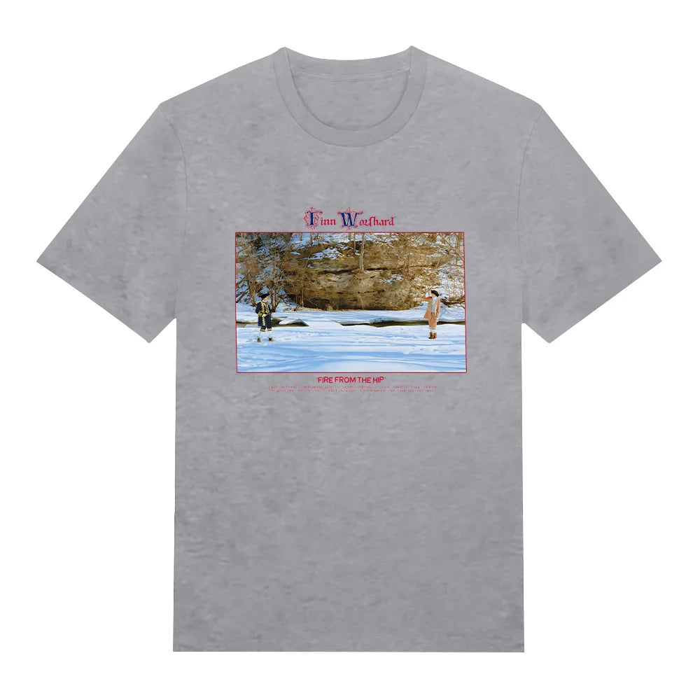 Finn Wolfhard Fire From The Hip Cover T Shirts FFTH Album High Quality Cotton Tees Unisex Round Neck Short Sleeve Casual Clothes