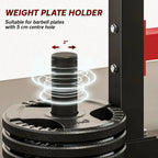 Max Load 660lbs: Versatile Squat Stand, Bench Press Rack, and Heavy Duty Bar Holder for Home Gym Strength Training