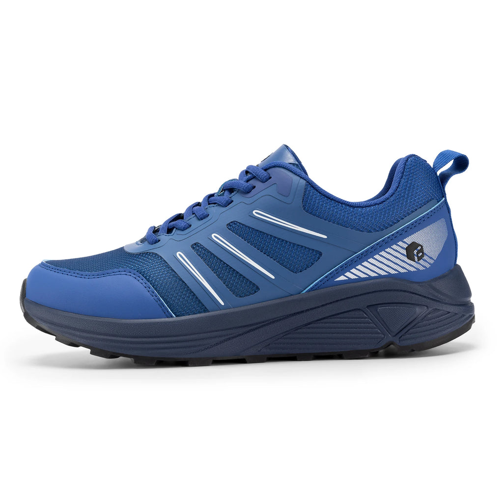 Fitville Trail Running Shoes Wide Toe Men's Sneakers Non-slip Wear Resistant Sport Shoes for Heel Pain Plantar Fasciitis Relief