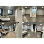 Waterproof Prefab Luxury Villa 20Ft Expandable Container House Prefabricated Portable Mobile Tiny Home with 2 Bedroom