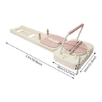 Foldable Pilates Fitness Board Portable with Tension Bands, Ab Wheel, Push-up Handles, Balance Board, Plank Stand, for Home Gym, Core Strength, Body Sculpting, Travel, Adjustable Resistance