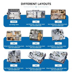 Flat Pack Modular Container Tiny House 20ft Foldable Prefab Portable Mobile Office Living