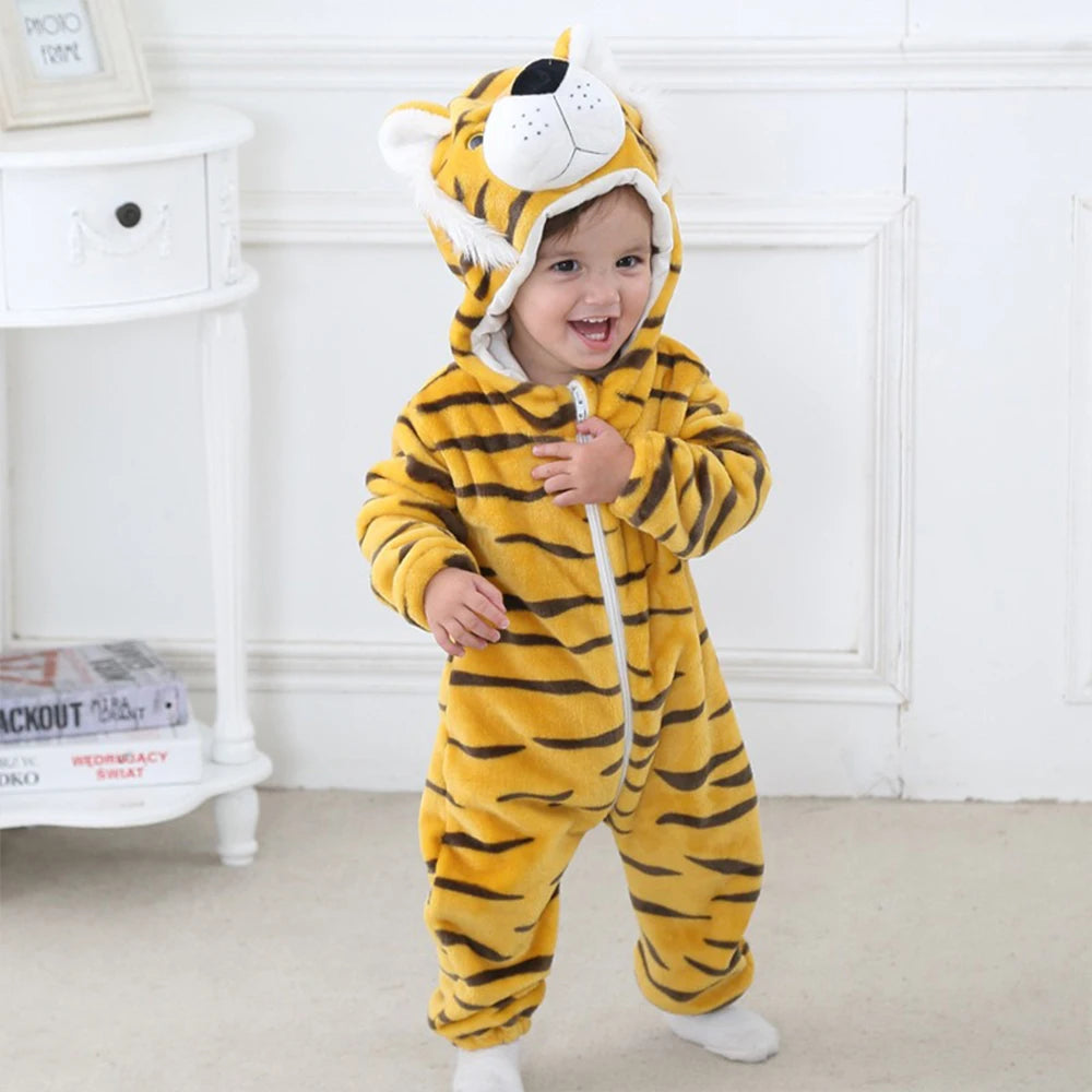 Halloween Costume Adult Family Plush Fleece Animal Onesie Hooded Jumpsuit Pajamas Set Cute Creature Mascot Party Outfit