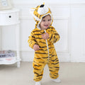 Halloween Costume Adult Family Plush Fleece Animal Onesie Hooded Jumpsuit Pajamas Set Cute Creature Mascot Party Outfit