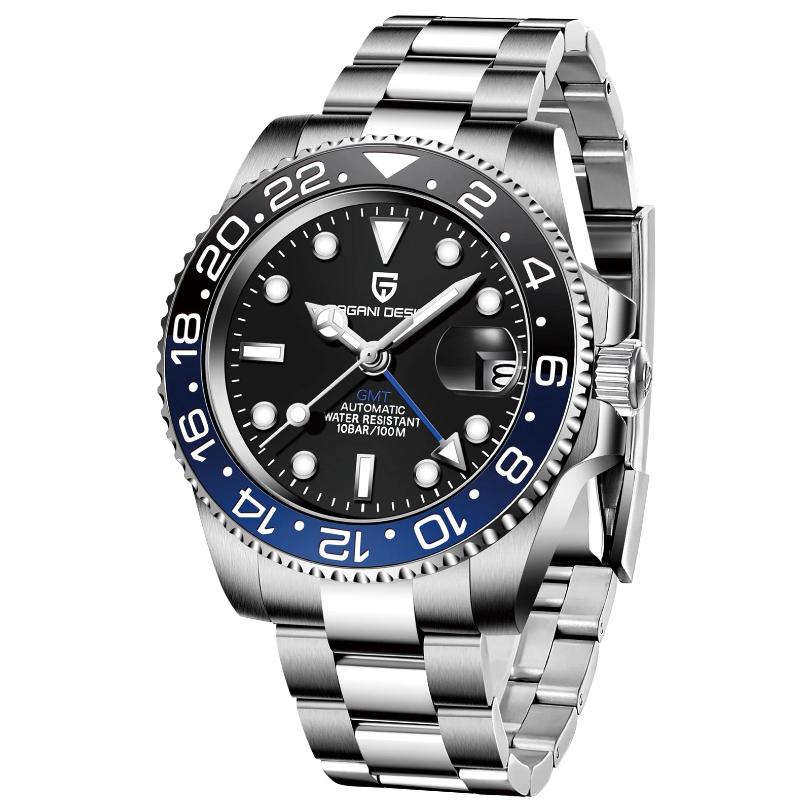 2026 PAGANI DESIGN New PD-1662 V5 Men Mechanical Watches Luxury Ceramic Bezel Automatic Watch 100M Waterproof GMT Watch for Men