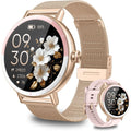 Smart Watches for Women, Waterproof Fitness Tracker with Bluetooth Calls, Activity Monitor, Heart Rate and SpO2