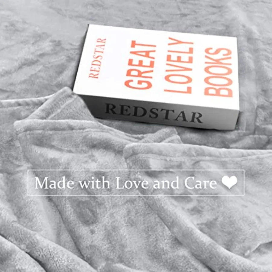 Oversized Blanket 120x120 Inch Giant Huge Companion for Bed Sofa Travel and Camping Extra Large Big Soft Blanket Fits The Whole