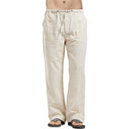 Wide Pants Spring Men's Korean Fashion Sports Streetwear Linen Oversize Trousers Yoga Pants Sweatpants Casual Daily Wear