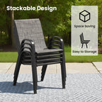 Farini 7-Piece Outdoor Dining Set for 6, Patio Table with 6 Chairs, Garden Furniture for Backyard, Deck, Poolside