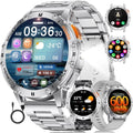 Military Smart Watches for Men: 600mAh Battery, 1.43" AMOLED Screen, Heart Rate Monitor, 110+ Sports Modes