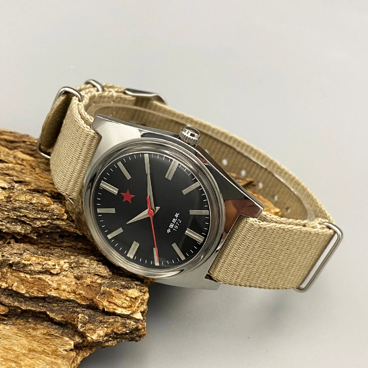 Men's Mechanical Watch Manual Mechanical Stainless Steel Case 7120 Movement Retro Men's Dress Watch Men's Gift