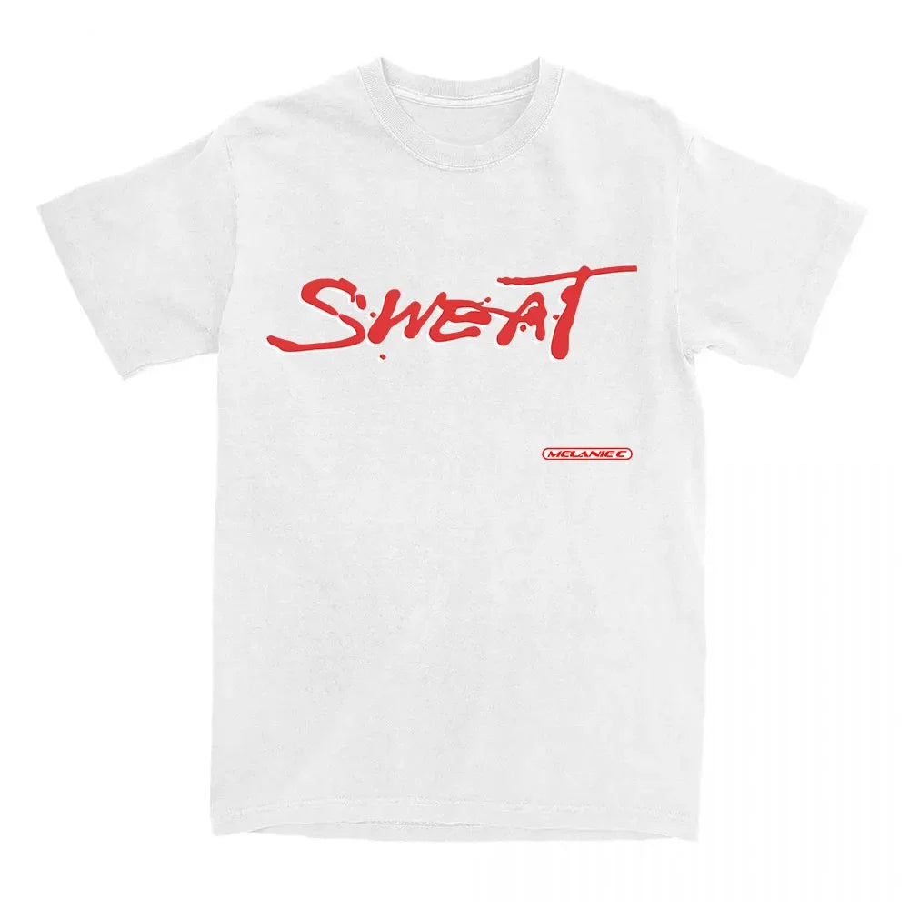 Melanie C Sweat Tshirts Short Sleeve Cotton Female T-shirt Unisex Streetwear O-neck Loose Casual Women Men T Shirt Graphic Tees