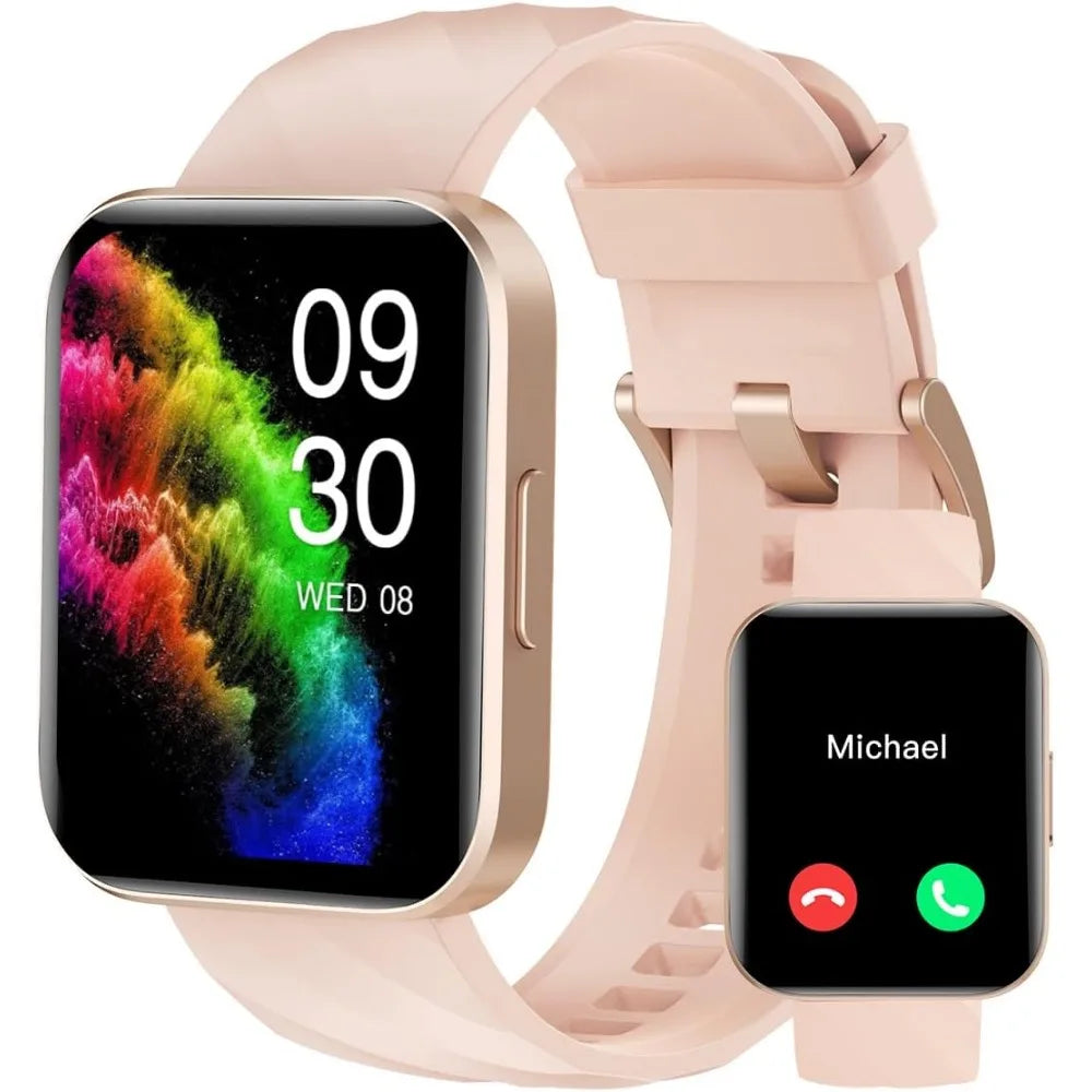 Smart Watches for Men and Women - HD Screen, Fitness Tracker, Waterproof, Compatible with iOS/Android